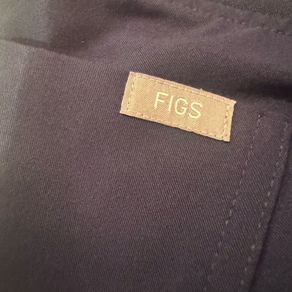 FIGS Elastic Waist Drawstring Jogger Scrub Pants in Navy Size XXS - Picture 12 of 13